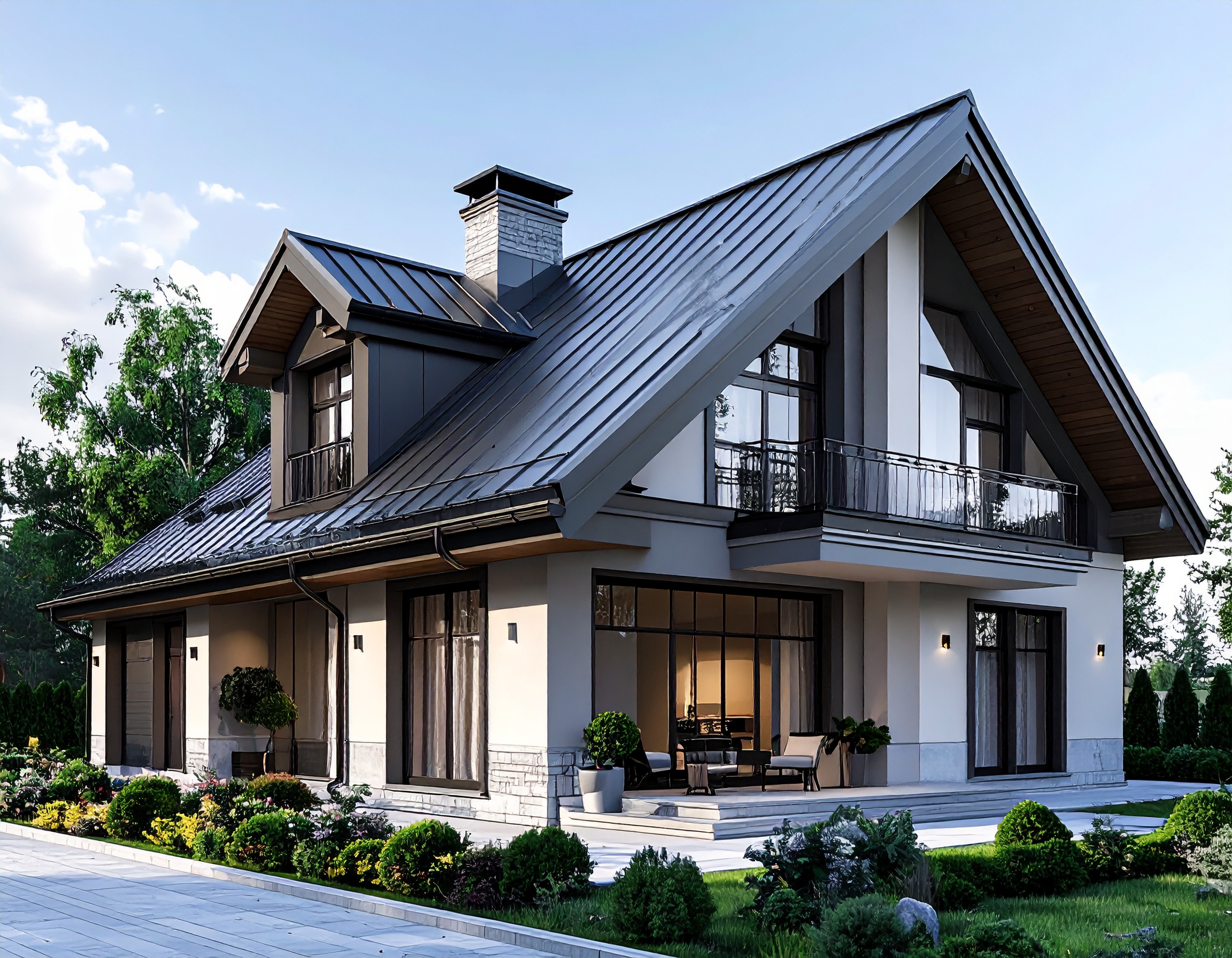 Dacheindeckung Stadthaus