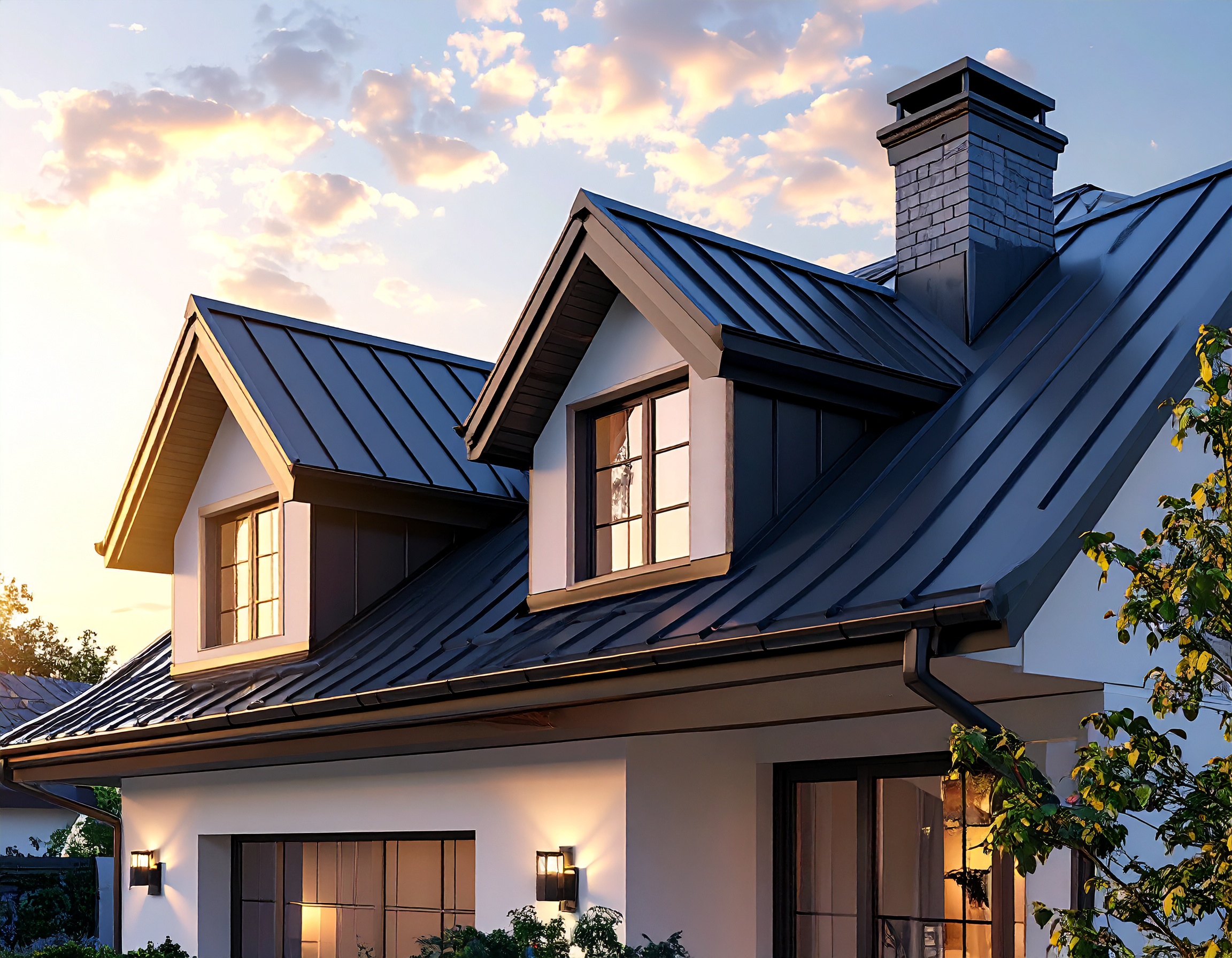 Gaube mit Zinkeindeckung